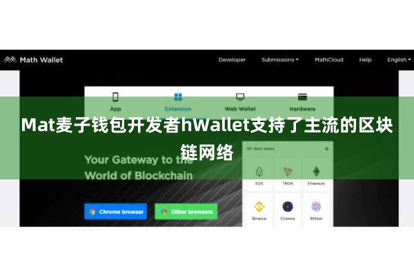 Mat麦子钱包开发者hWallet支持了主流的区块链网络