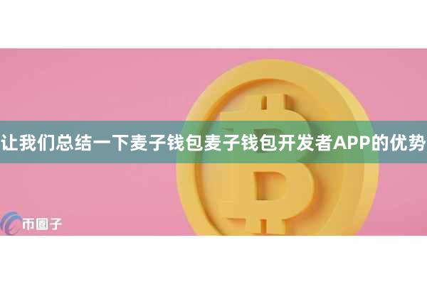 让我们总结一下麦子钱包麦子钱包开发者APP的优势