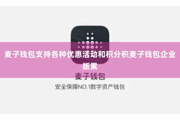 麦子钱包支持各种优惠活动和积分积麦子钱包企业版累