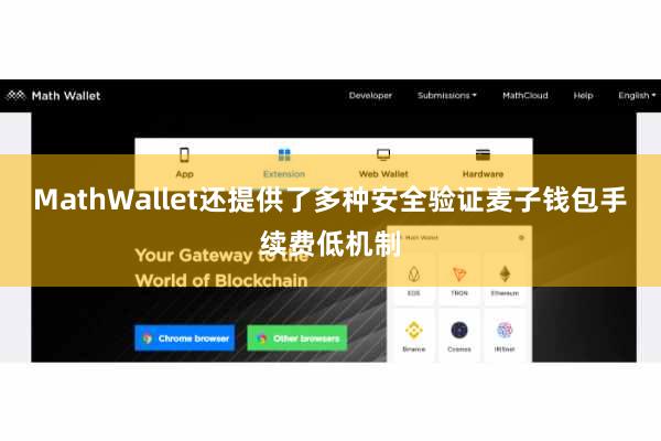 MathWallet还提供了多种安全验证麦子钱包手续费低机制